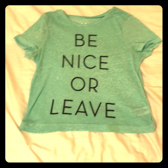 Be nice or leave crop top - Picture 2 of 5